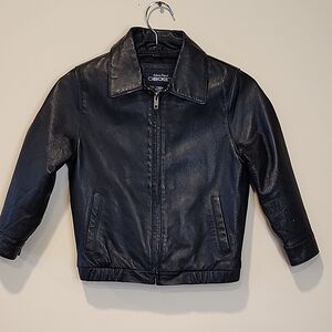 Cherokee Leather Kids Classic Black Jacket
